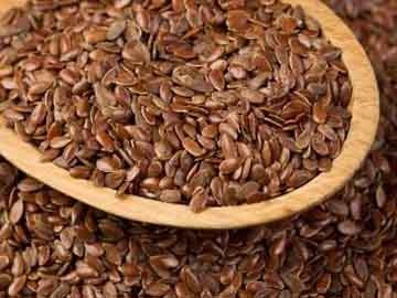 flax seed coklat